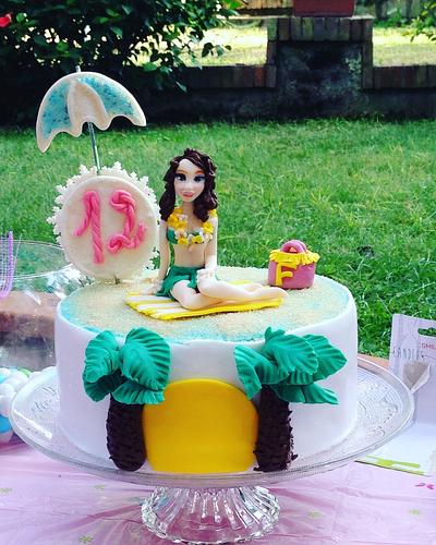 Hawaiian girl - Cake by Chaky