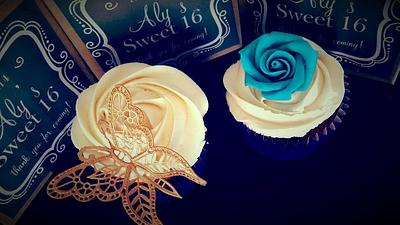 Sweet 16 cupcakes - Cake by Cherub Couture Cakes
