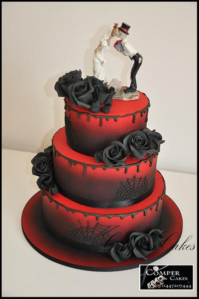 Halloween Wedding Cake - Cake by Comper Cakes