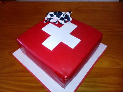  Switzerland flag CAKE - Cake by Camelia