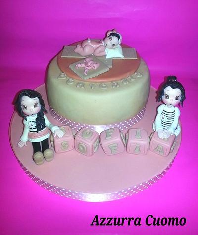 Three little sisters! - Cake by Azzurra Cuomo Cake Art