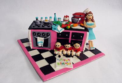 Mommy Kitchen Cake  - Cake by Larisse Espinueva