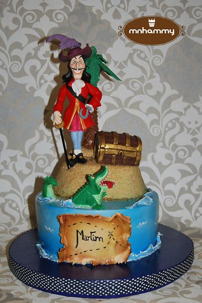 Captain Hook - Cake by Mnhammy by Sofia Salvador