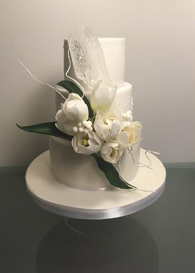 wedding cake 💑 - Cake by Kvety na tortu