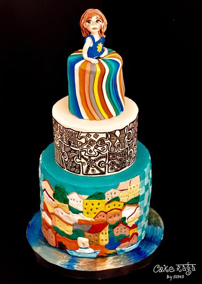 #SugarArtForAutism...my contribution - Cake by CAKE RAGA