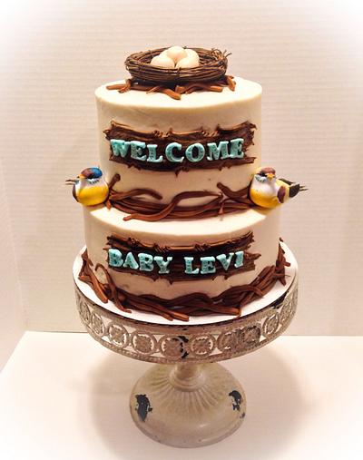 Birdie baby - Cake by Cups-N-Cakes 
