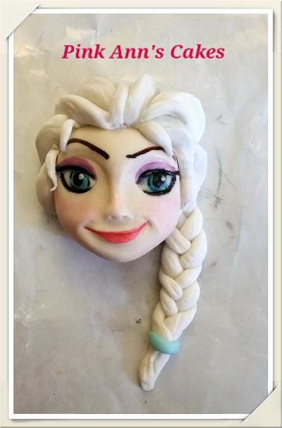 my first sculpted face - Cake by  Pink Ann's Cakes