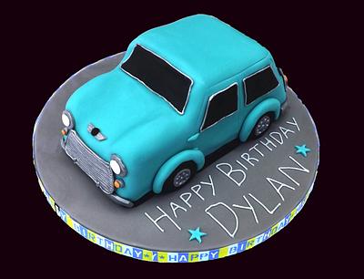 Classic Mini Car Cake - Cake by TheNiceSliceBakery