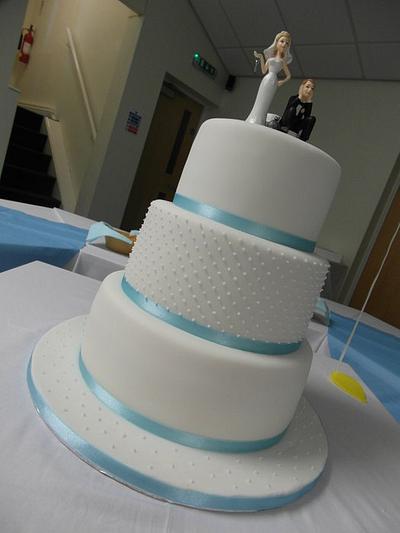 simple wedding cake - Cake by keelyscakes1