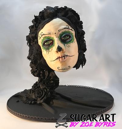 Sugar Skull Bakers Collaboration 2017 - Raven  - Cake by Zoe Byres