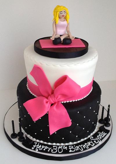 Yoga Inspired 30th Birthday Cake - Cake by Bianca