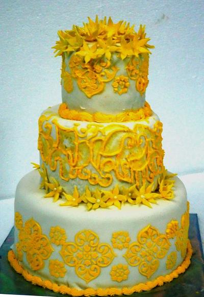 Yellow fantasy - Cake by Prachi Dhabaldeb