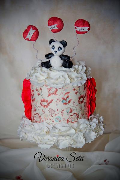 My marshmallow Valentine! - Cake by Veronica Seta