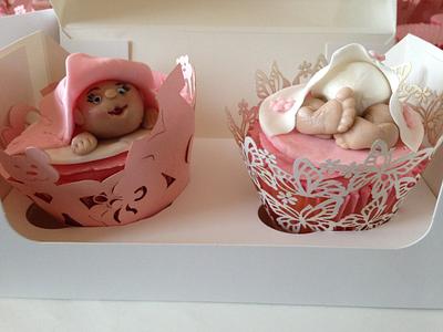 Baby shower cupcakes - Cake by Polliecakes
