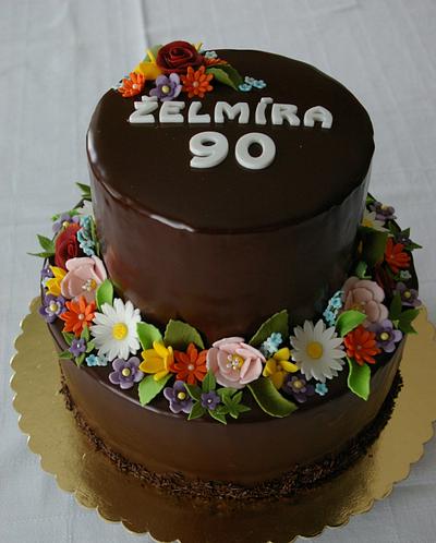 Chocolate cake for grandma - Cake by MartaMc