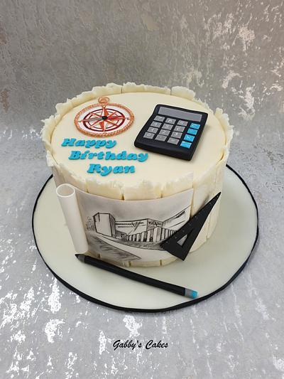 Construction designs - Cake by Gabby's cakes