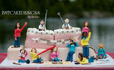 Orthodontics Anniversary Cake - Cake by Bobie MT