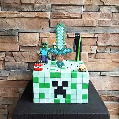 Minecraft Cake - Cake by Mora Cakes&More