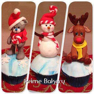 Christmas cupcakes 🌲❄️🎉🎊🎆 - Cake by Prime Bakery