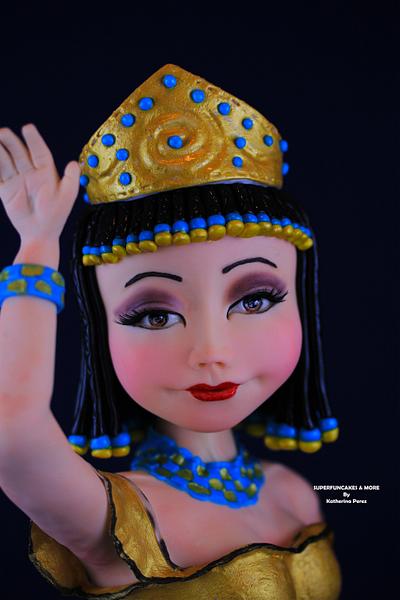 Cleopatra doll style - Egypt Land of Mystery Collaboration - Cake by Super Fun Cakes & More (Katherina Perez)