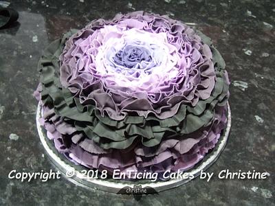 Ruffles - Cake by Christine Ticehurst