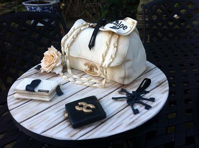 Coco Chanel Bag and accessories - Cake by Josiekins
