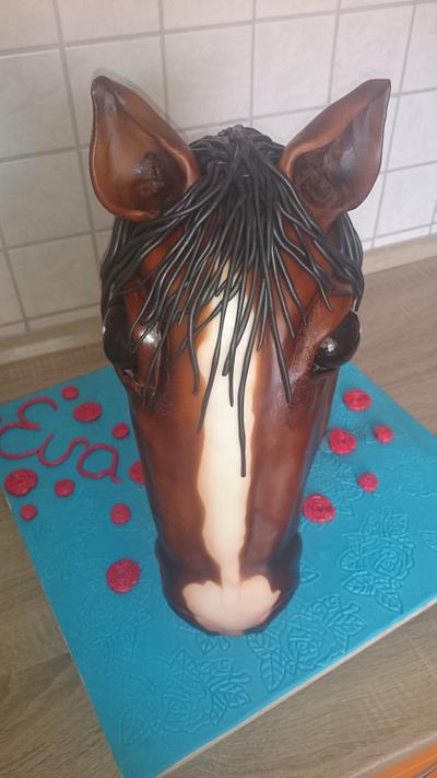 3D horse cake - Cake by vargachrisz
