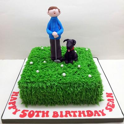 50th Birthday Cake - Cake by Sarah Poole