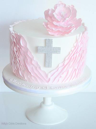 Christening Cake - Cake by KellysCakeCreations