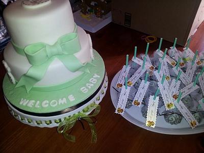 Baby Shower Cake - Cake by Melissa
