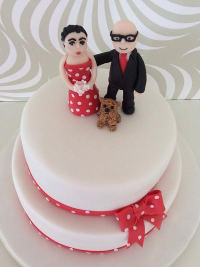 Bride and groom cake - Cake by Dasa