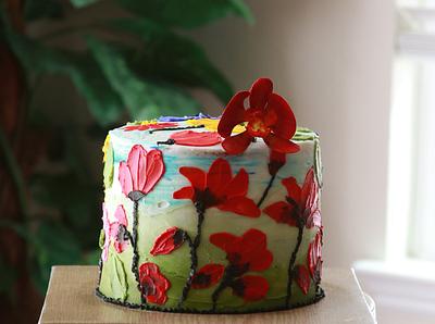 Garden of flowers - Cake by Ann