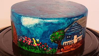 Hand Painted  - Cake by Jacevedo