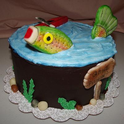 "Mounds Cake" Gone Fishing - Cake by Rene'