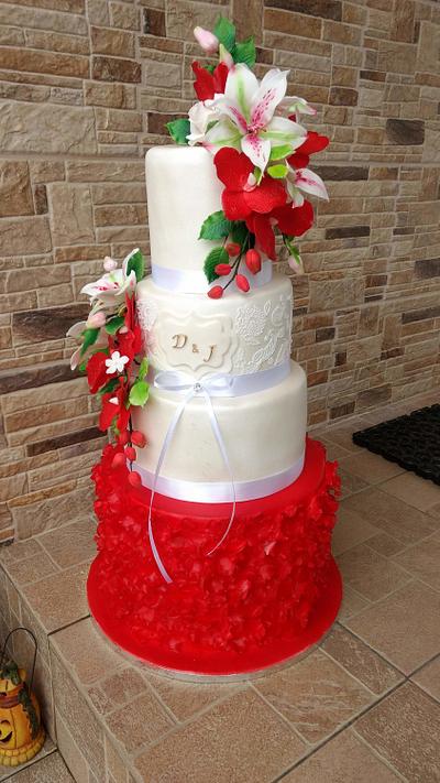 Wedding cake - Cake by MartaMajernickova 