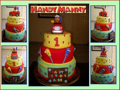 Handy manny Cake 1 - Cake by YummyTreatsbyYane