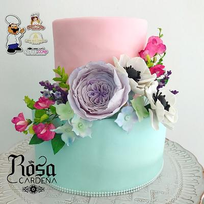 Sweet Bouquet - Cake by Rosa Cardeña