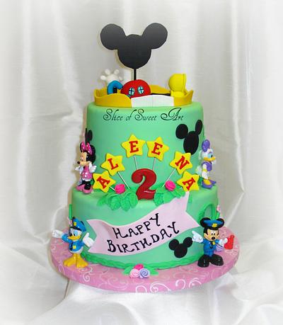 Mickey Mouse Club House Birthday - Cake by Slice of Sweet Art