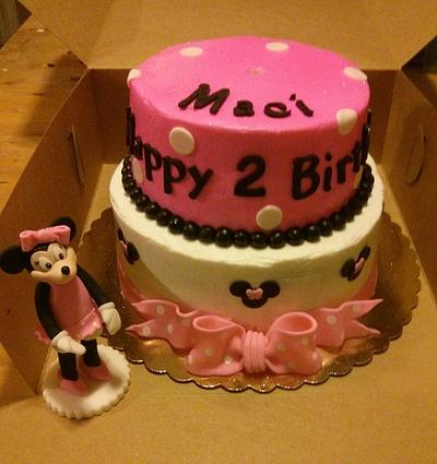 Minnie Mouse Birthday Cake - Cake by Jeana Byrd