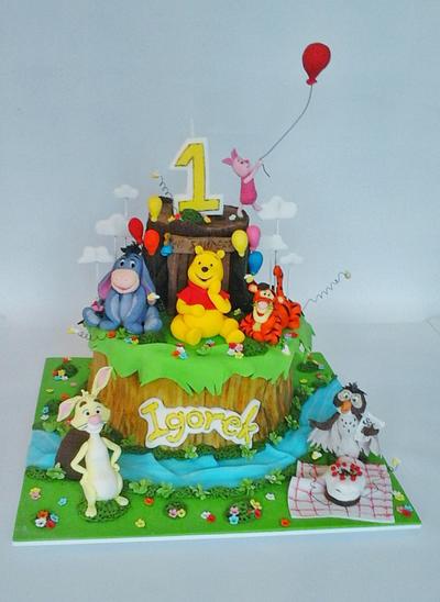 Winnie  the  pooh  - Cake by Daria