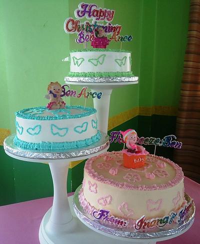 Christening Cake - Cake by Venelyn G. Bagasol