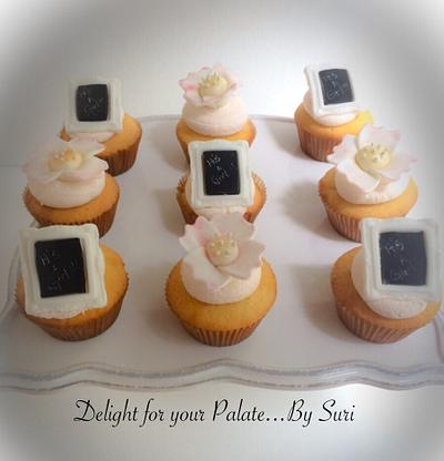 Shabby Chic Cupcakes for Baby Shower - Cake by Delight for your Palate by Suri