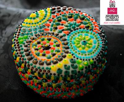 Bead work Inspired Cake - Cake by ShrutisCakeAddiction