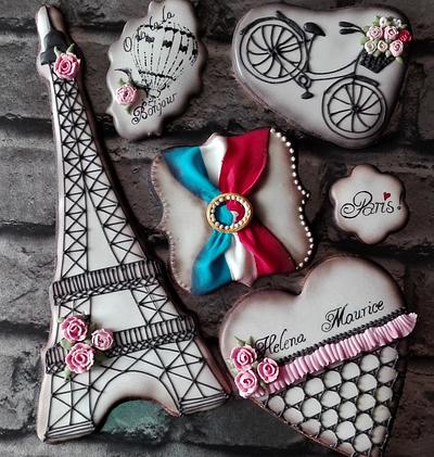 For friends from France - Cake by Ewa Kiszowara