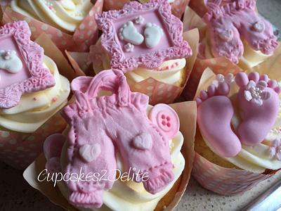 Cute Baby Shower Cupcakes - Cake by Cupcakes2Delite