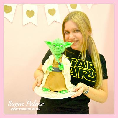 Yoda Cake  - Cake by Adriana García - Sugar Palace 
