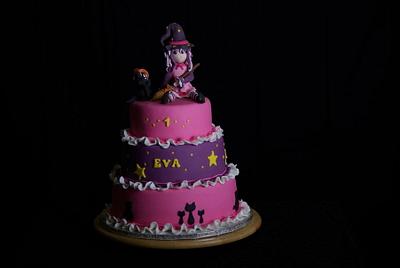 a Sweet Litle Witch!  - Cake by KimsSweetyCakes
