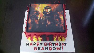 Halo ODST inspired cake  - Cake by Specialty Cakes by Steff