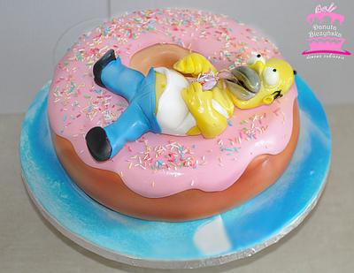 Homer Simpson - Cake by danadana2