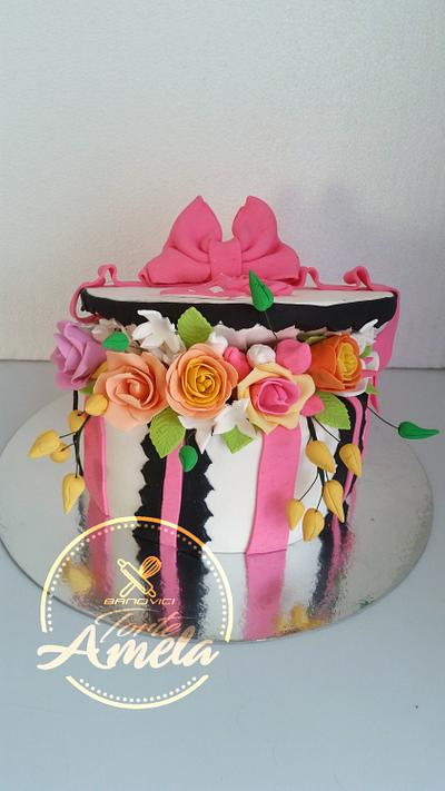 Flower box cake - Cake by Torte Amela